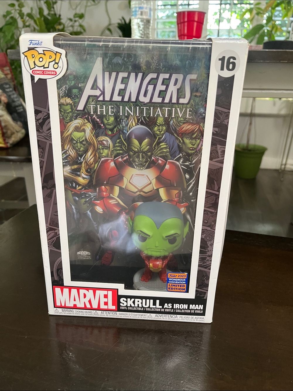 Funko Pop! Marvel Skrull as Iron Man Vinyl Figure - Green & Red